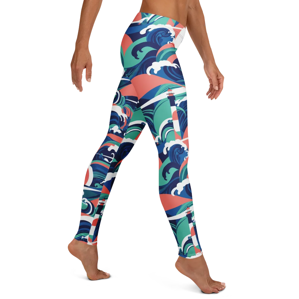 Neon Breakwater on Leggings — Right