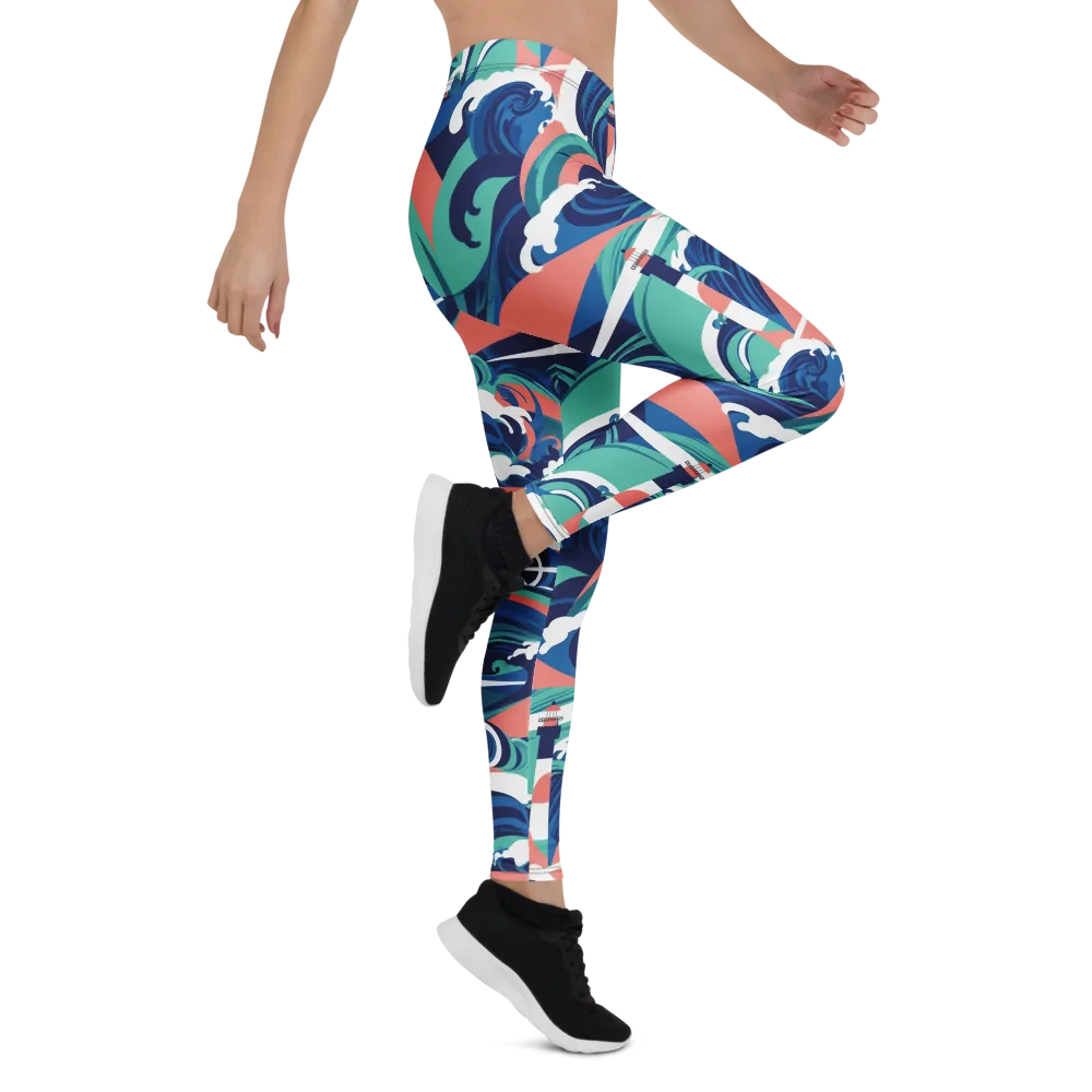 Neon Breakwater on Leggings — Right