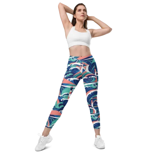 Neon Breakwater on a Leggings with Pockets