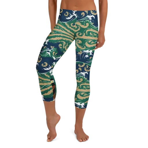 Beacon in the Breakers on a Capri Leggings