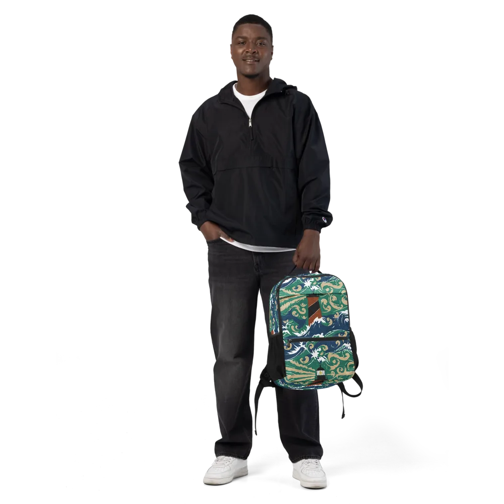Beacon in the Breakers on Utility Backpack — Front