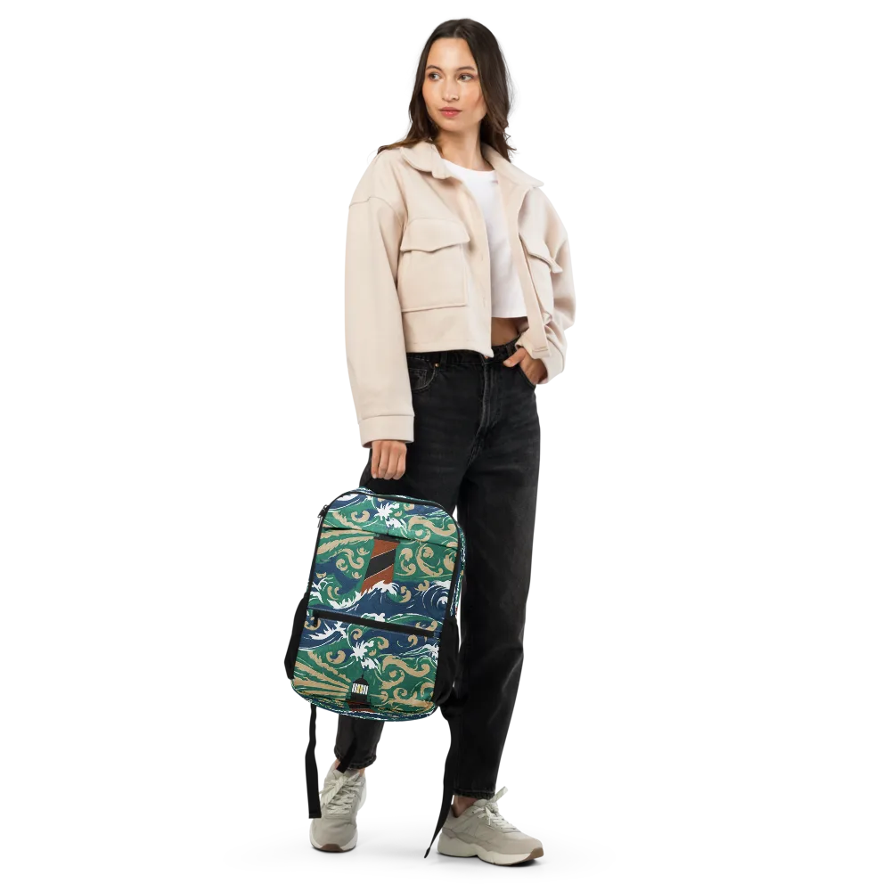Beacon in the Breakers on Utility Backpack — Front