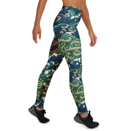 Beacon in the Breakers on a Yoga Leggings