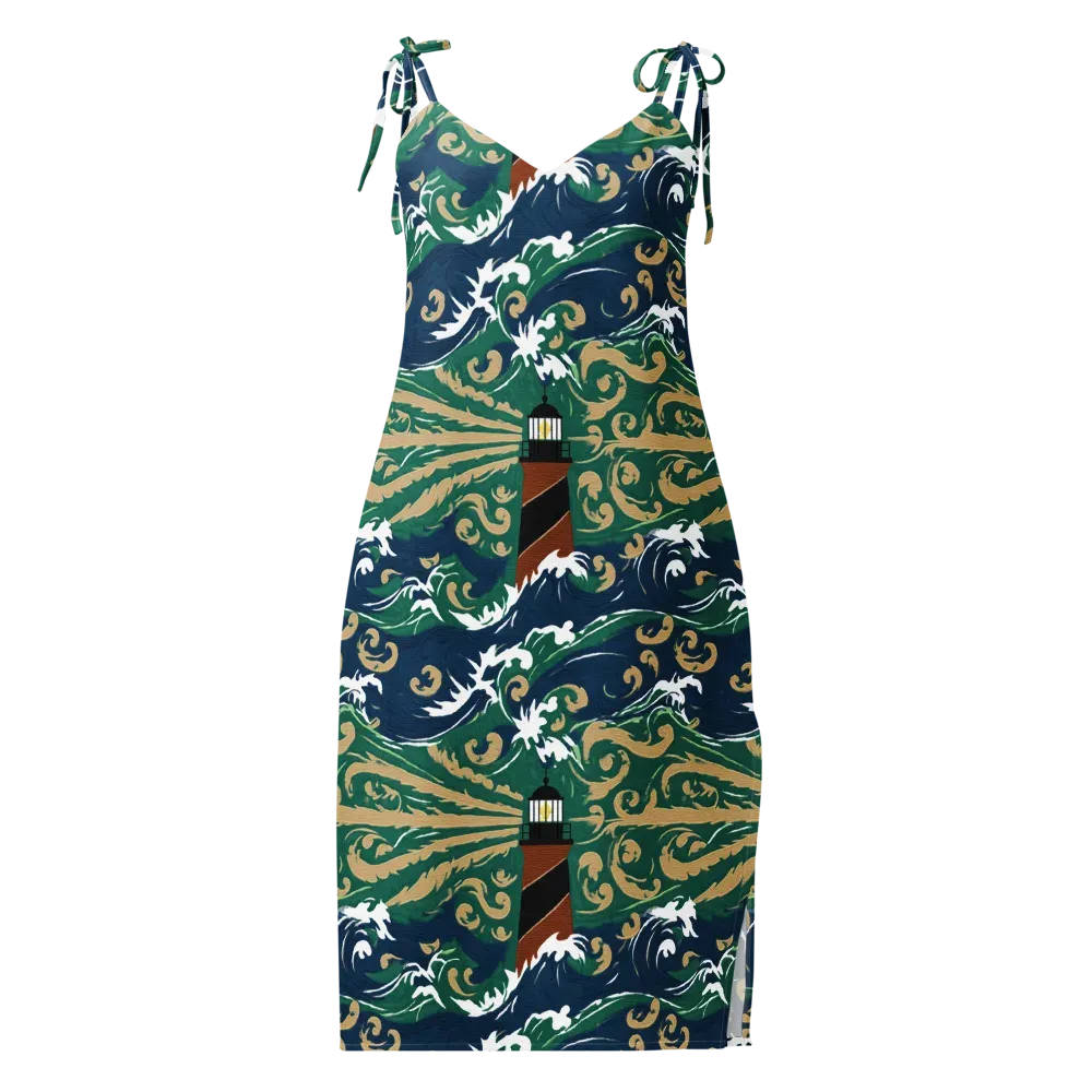Beacon in the Breakers on Slip Dress — Front