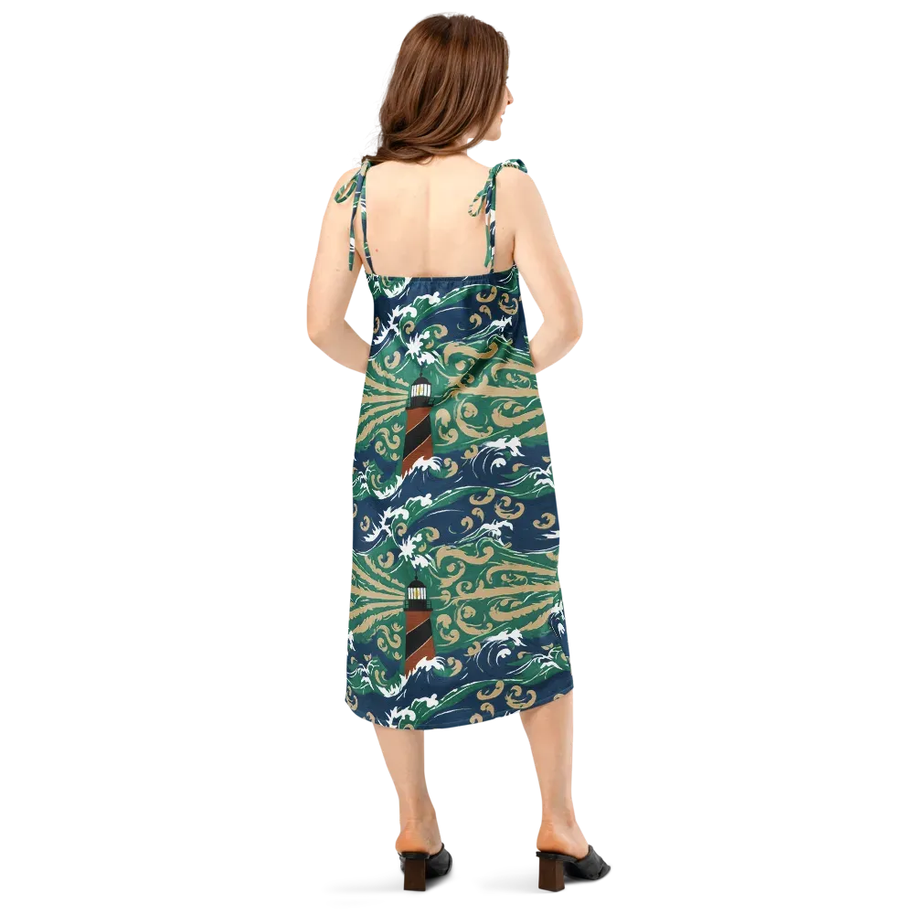 Beacon in the Breakers on Slip Dress — Back