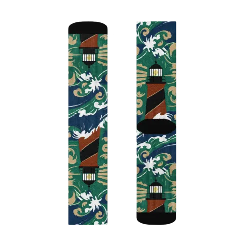 Beacon in the Breakers on a Socks