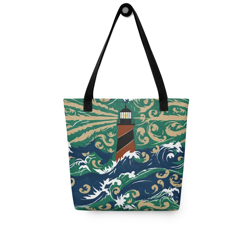 Beacon in the Breakers on Tote Bag — Front