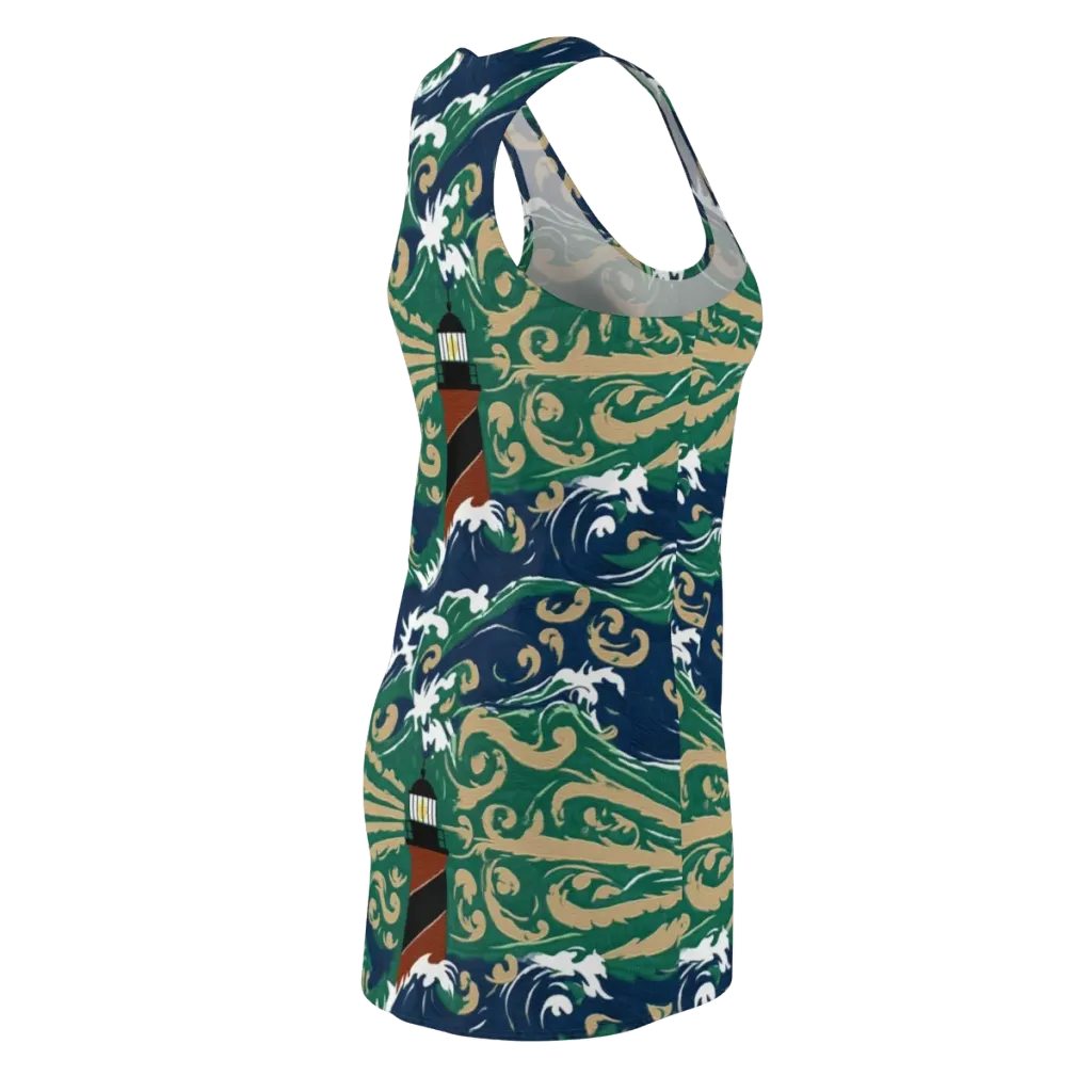 Beacon in the Breakers on Racerback Dress — Back Side