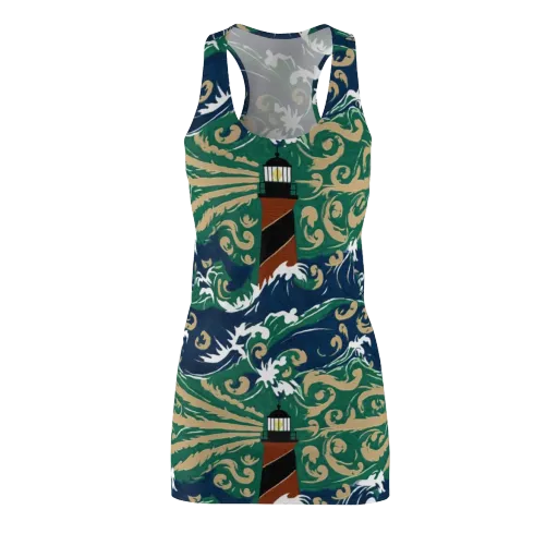 Beacon in the Breakers on a Racerback Dress