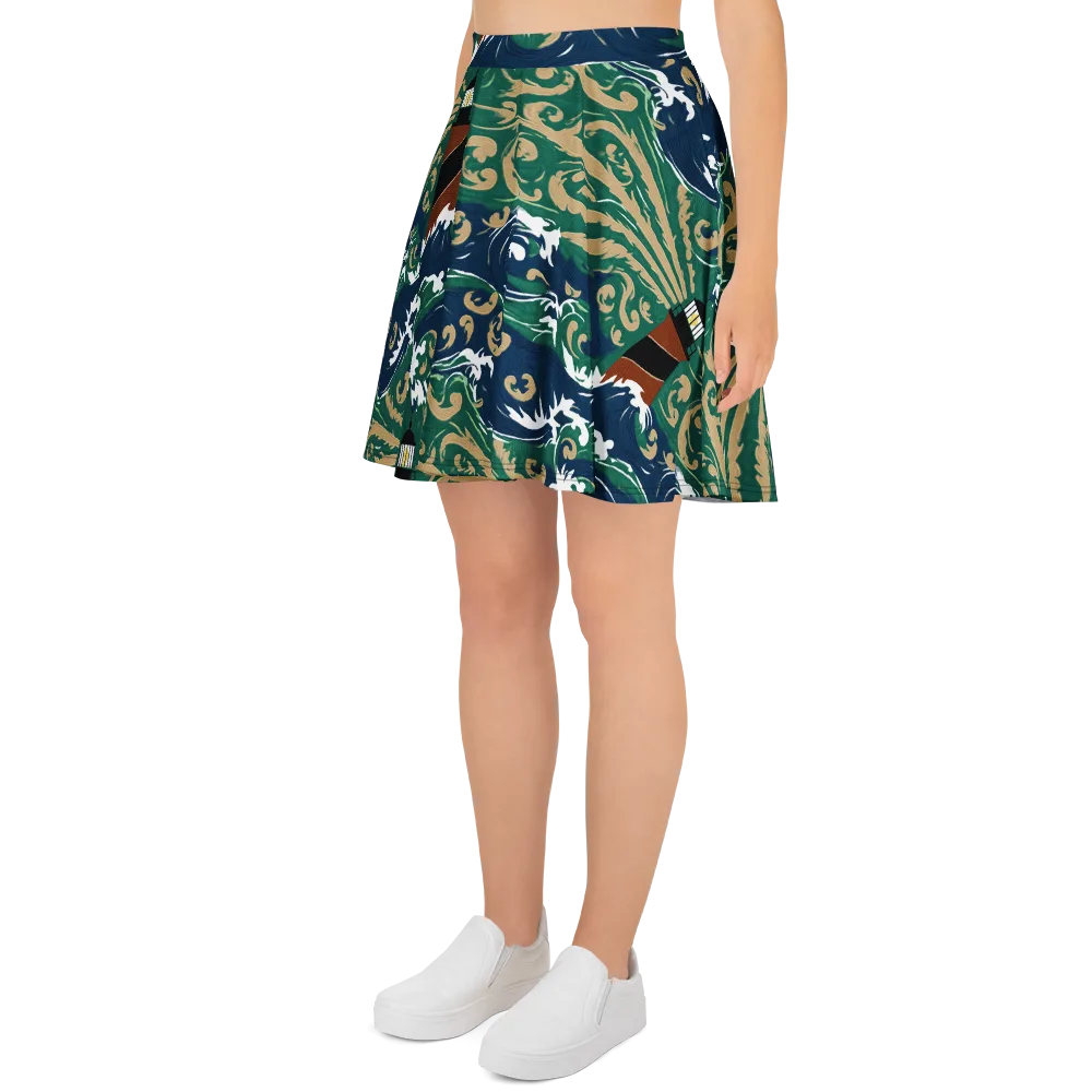 Beacon in the Breakers on Skater Skirt — Left