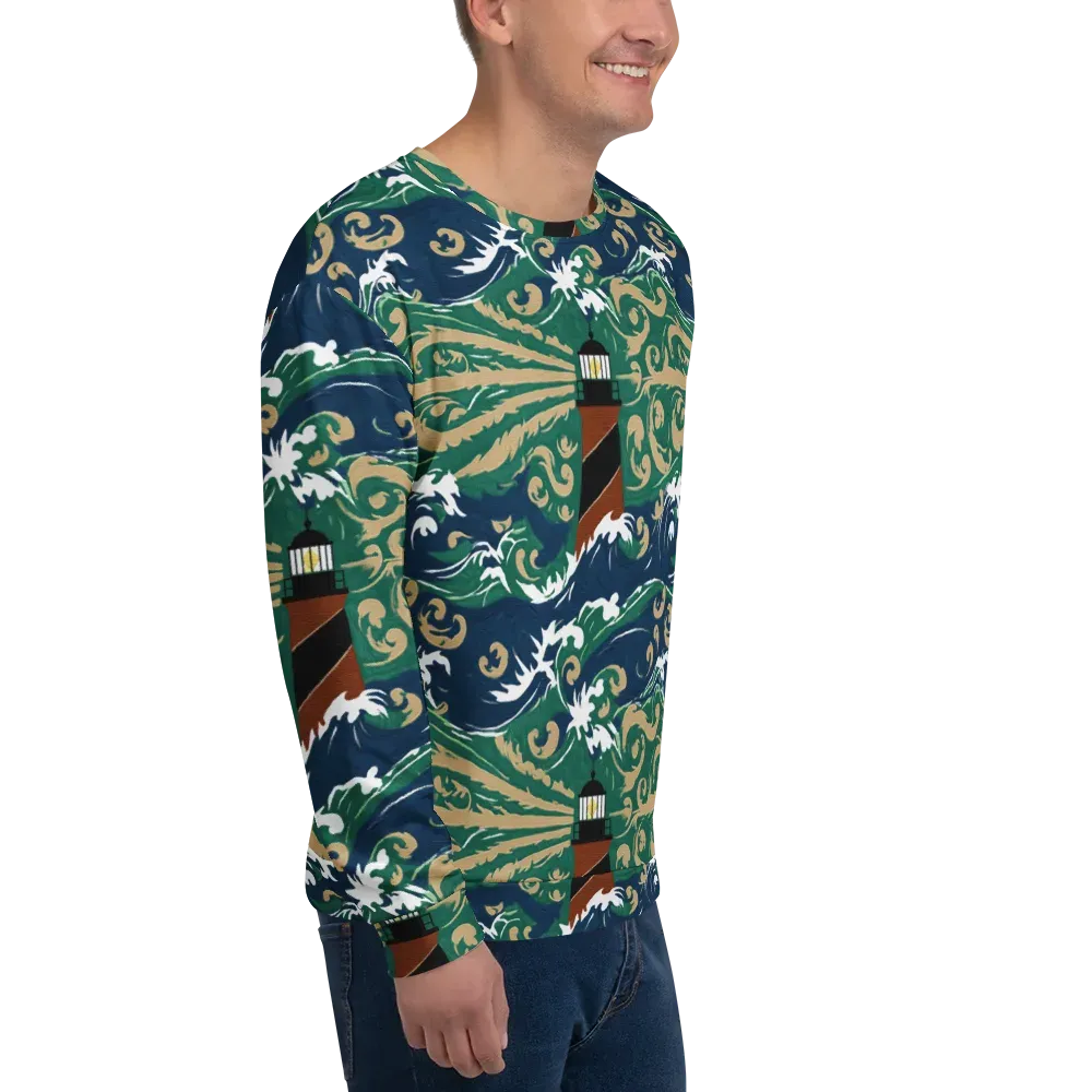 Beacon in the Breakers on Sweatshirt — Right Front