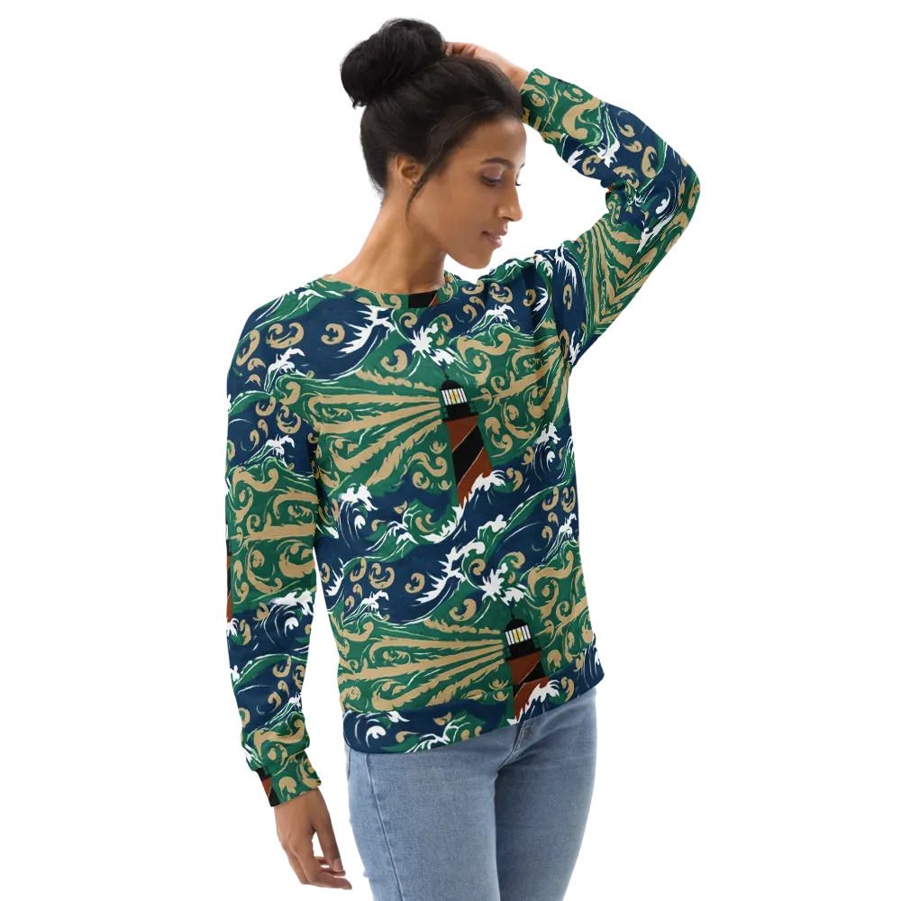 Beacon in the Breakers on Sweatshirt — Right Front