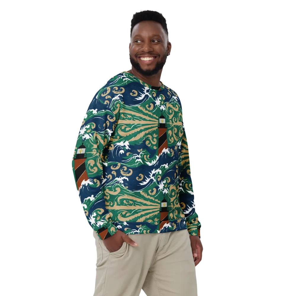 Beacon in the Breakers on Sweatshirt — Front