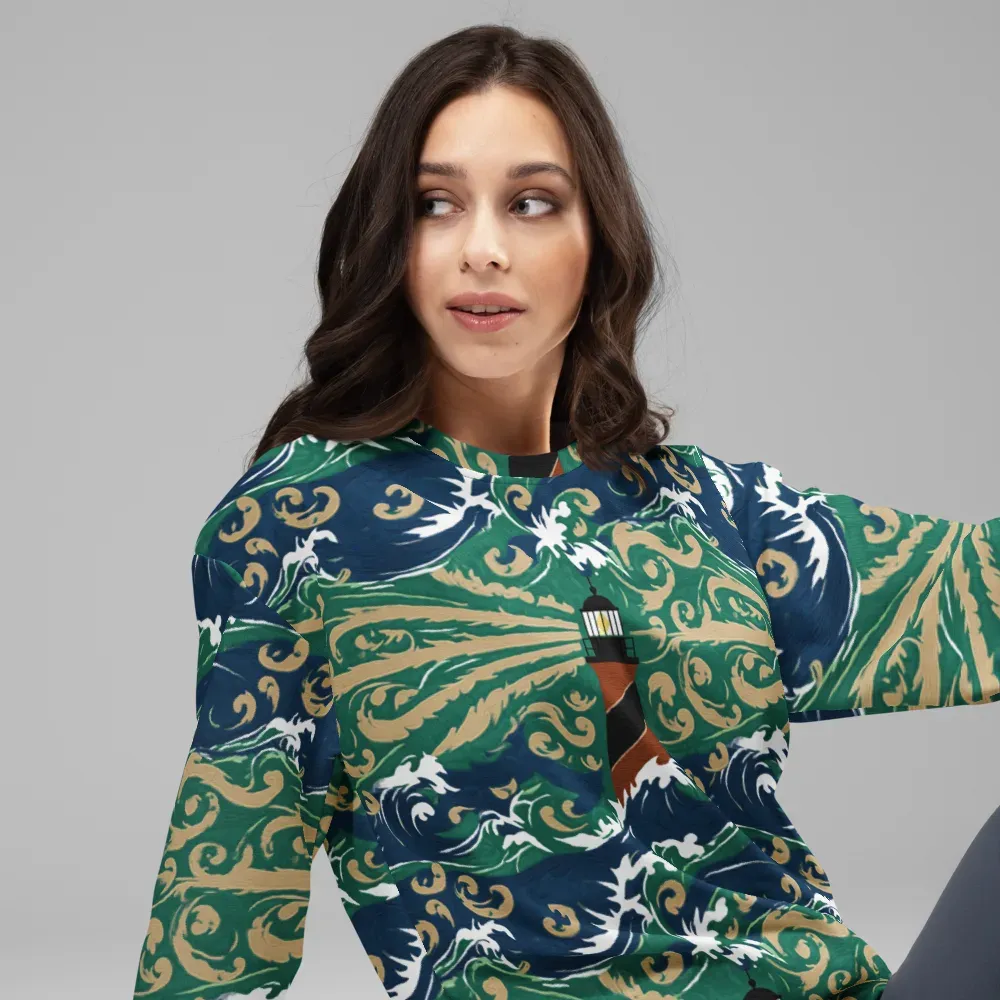 Beacon in the Breakers on Sweatshirt — Right Front