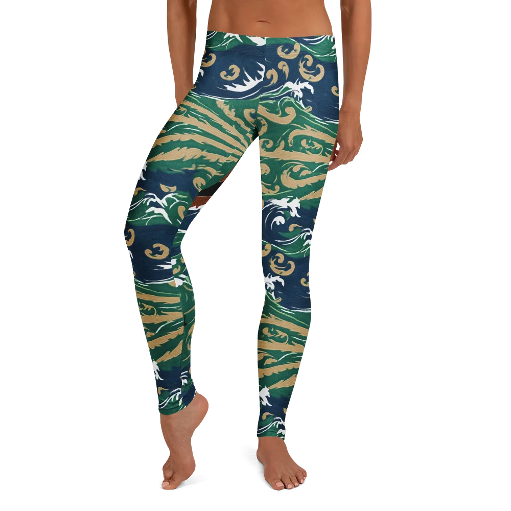 Beacon in the Breakers on Leggings — Front