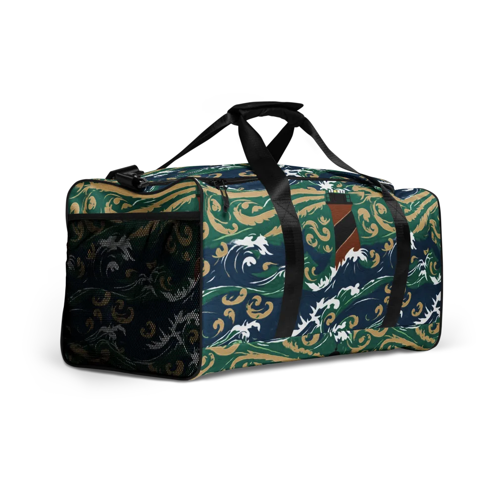 Beacon in the Breakers on Duffle Bag — Right Front