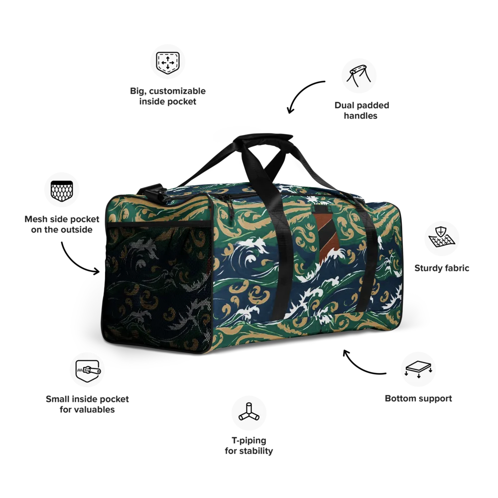 Beacon in the Breakers on Duffle Bag — Right Front