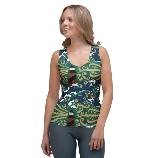 Beacon in the Breakers on a Women's Tank Top