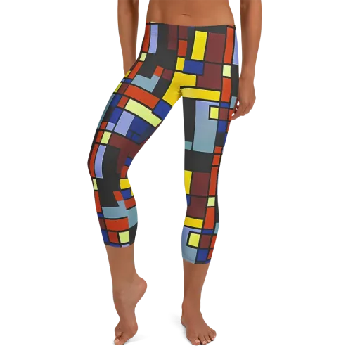 Ember Matrix on a Capri Leggings