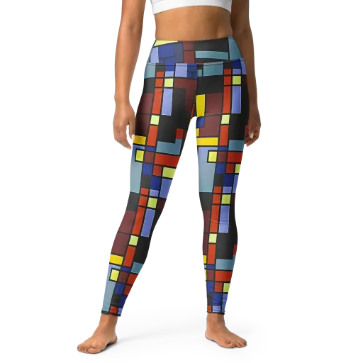 Ember Matrix on a Yoga Leggings