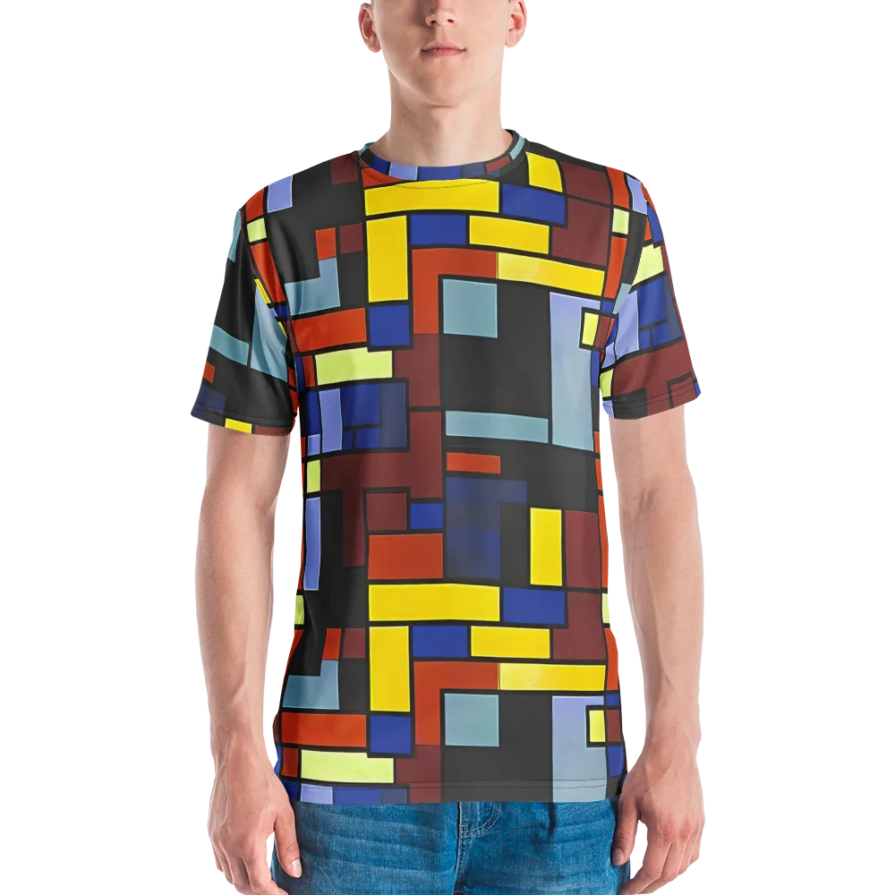 Ember Matrix on Men's Crew Neck T-Shirt — Front
