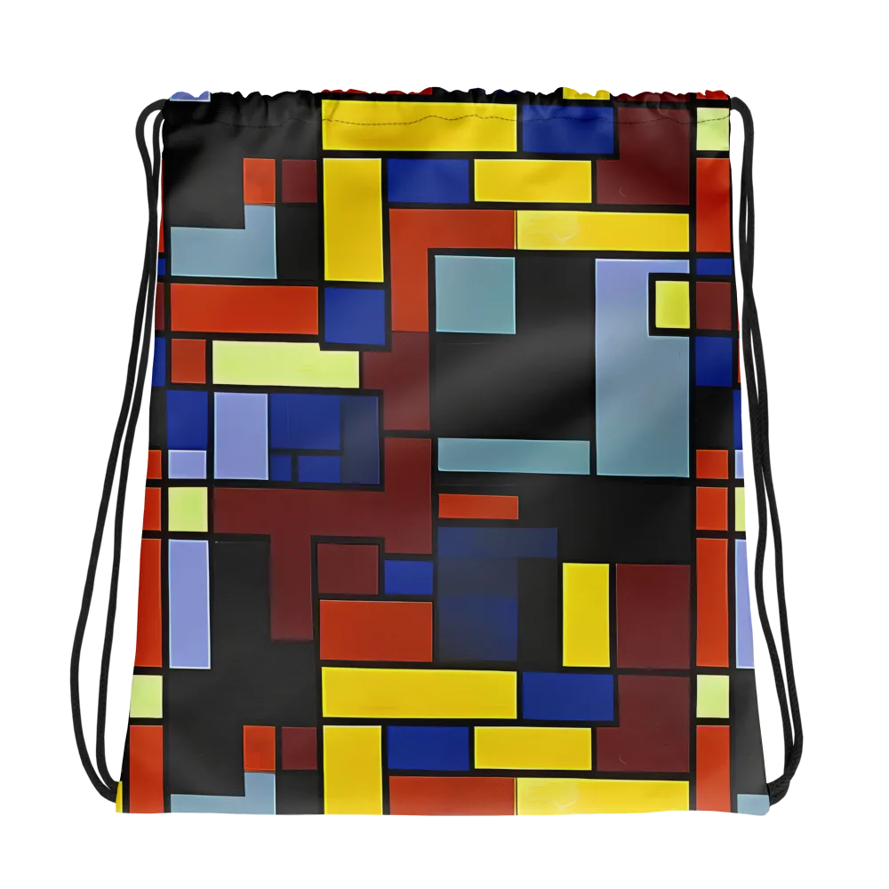 Ember Matrix on Drawstring Bag — Photo