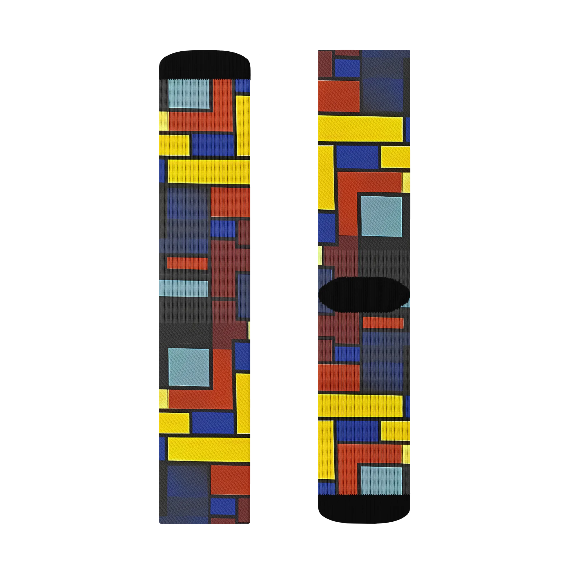 Ember Matrix on Socks — Left Sock