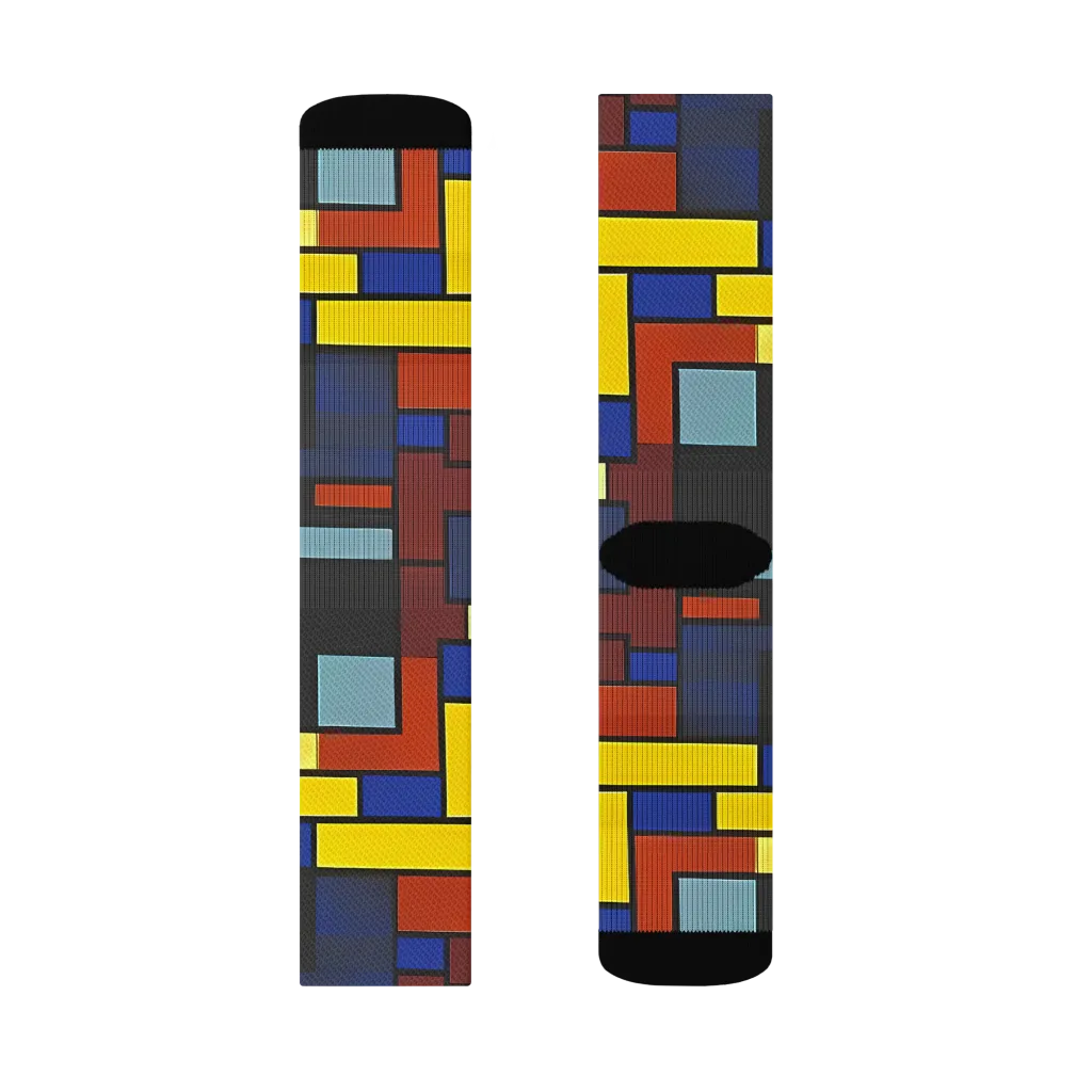 Ember Matrix on Socks — Right Sock