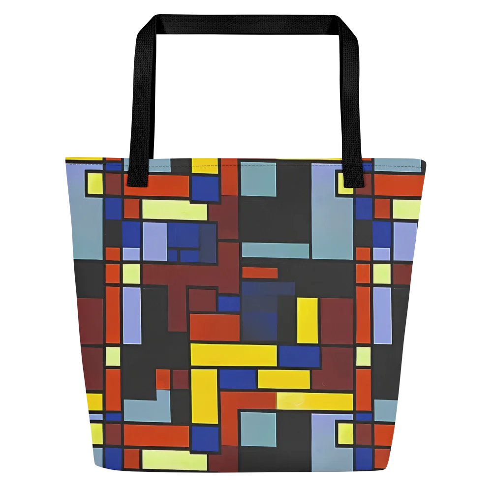 Ember Matrix on Large Tote Bag W/ Pocket — Front