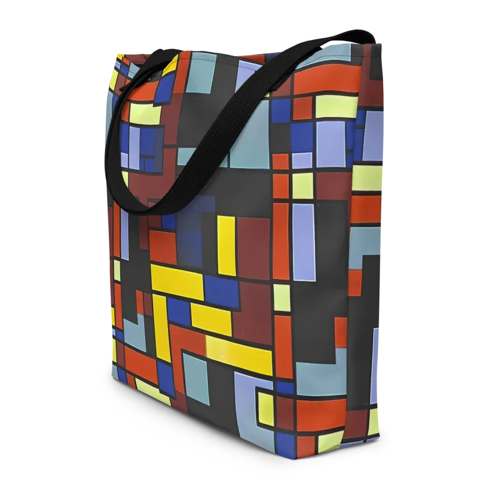 Ember Matrix on Large Tote Bag W/ Pocket — Front