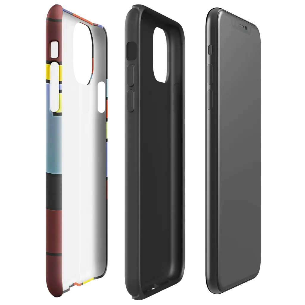 Ember Matrix on Tough Case for iPhone® — Right