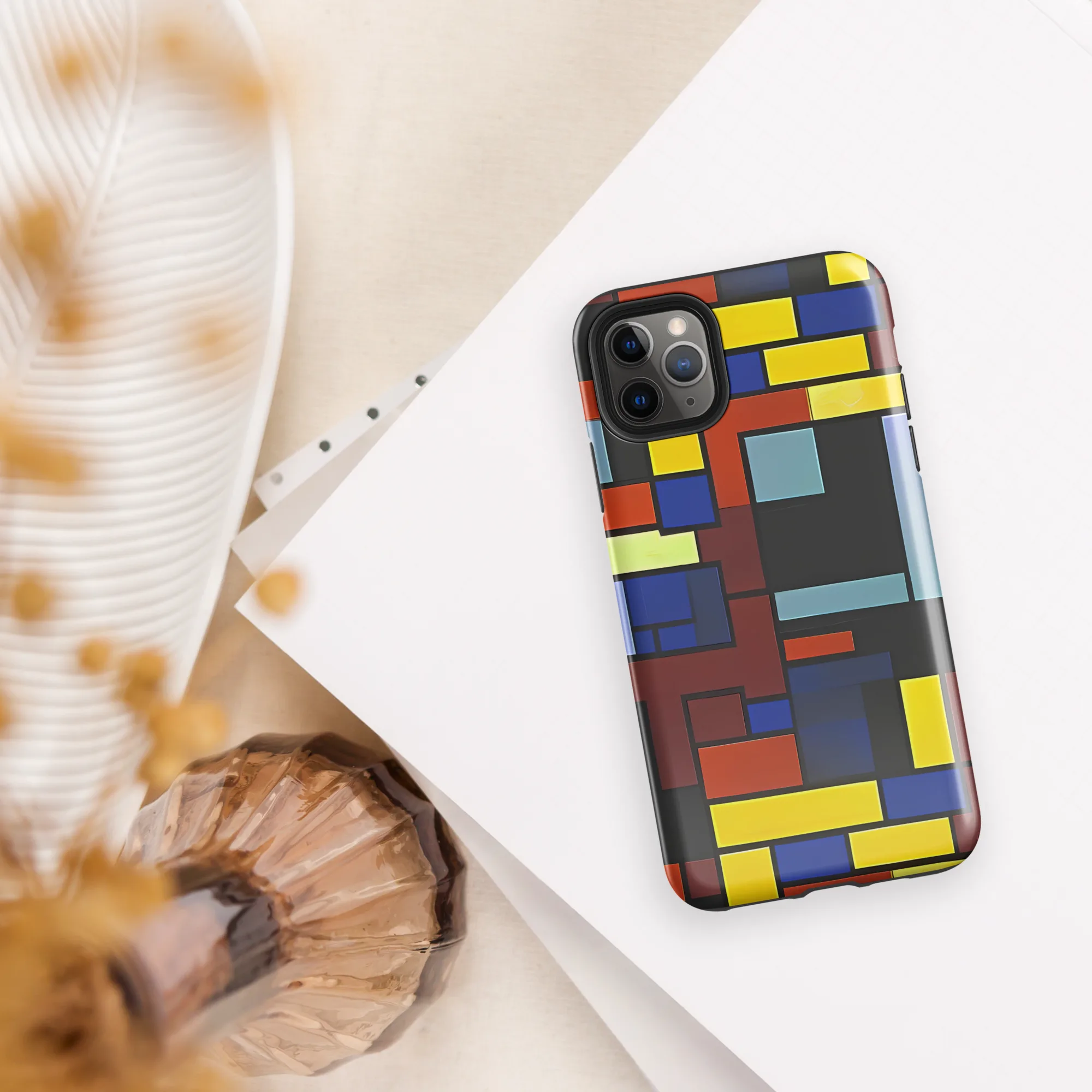 Ember Matrix on Tough Case for iPhone® — Front