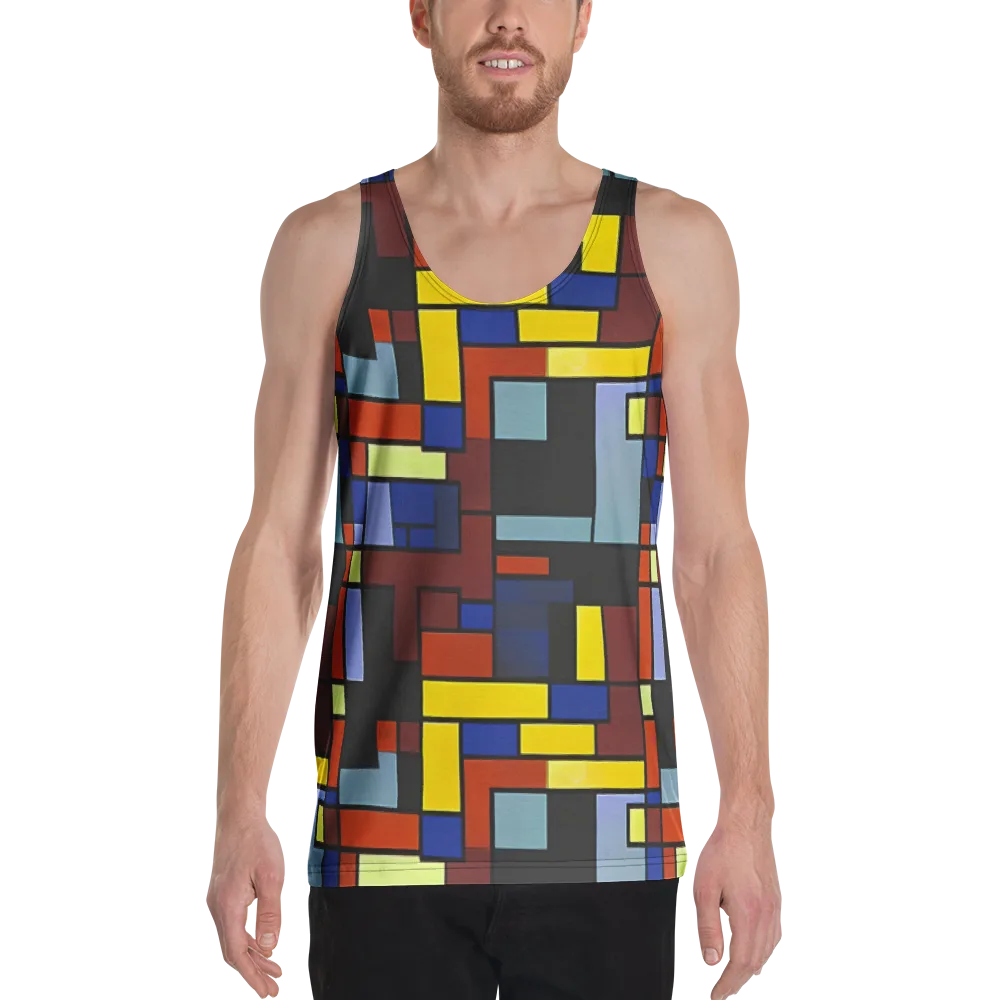 Ember Matrix on Men's Tank Top — Front
