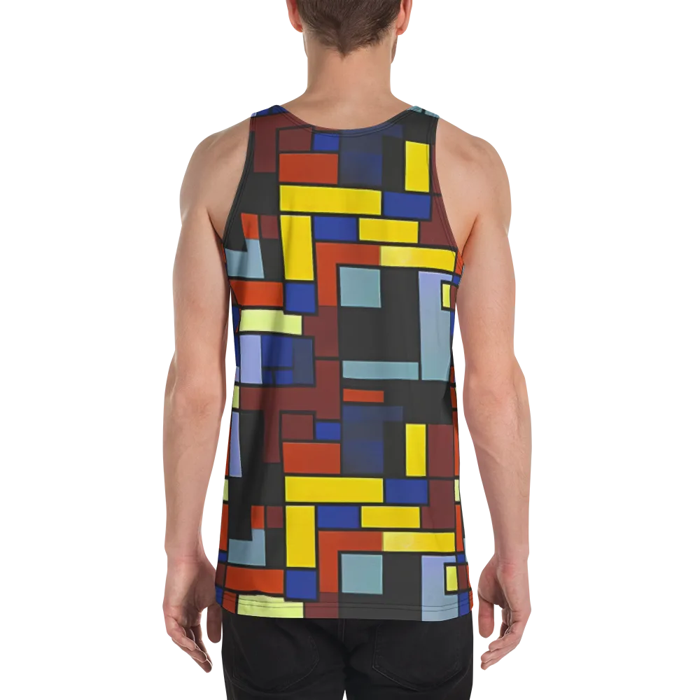 Ember Matrix on Men's Tank Top — Back