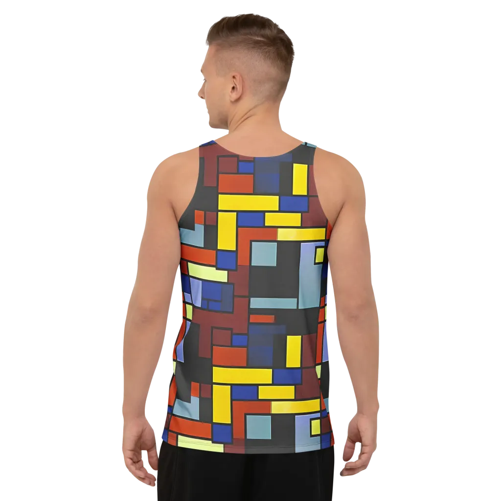 Ember Matrix on Men's Tank Top — Back