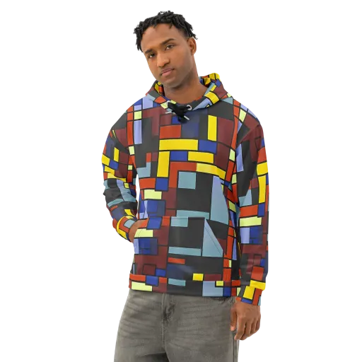 Ember Matrix on a Cotton Hoodie