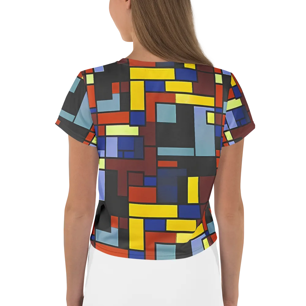 Ember Matrix on Crop Tee — Back