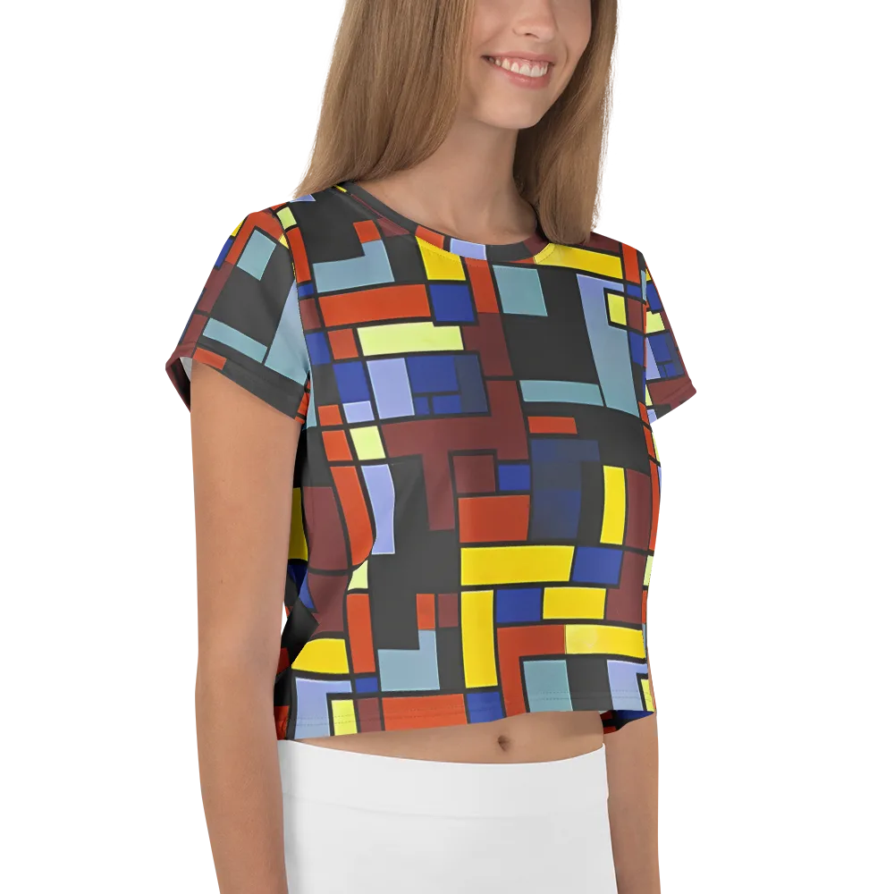 Ember Matrix on Crop Tee — Right