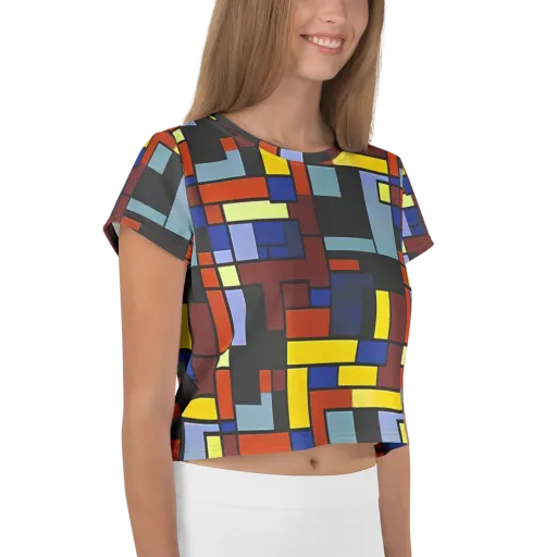 Ember Matrix on a Crop Tee