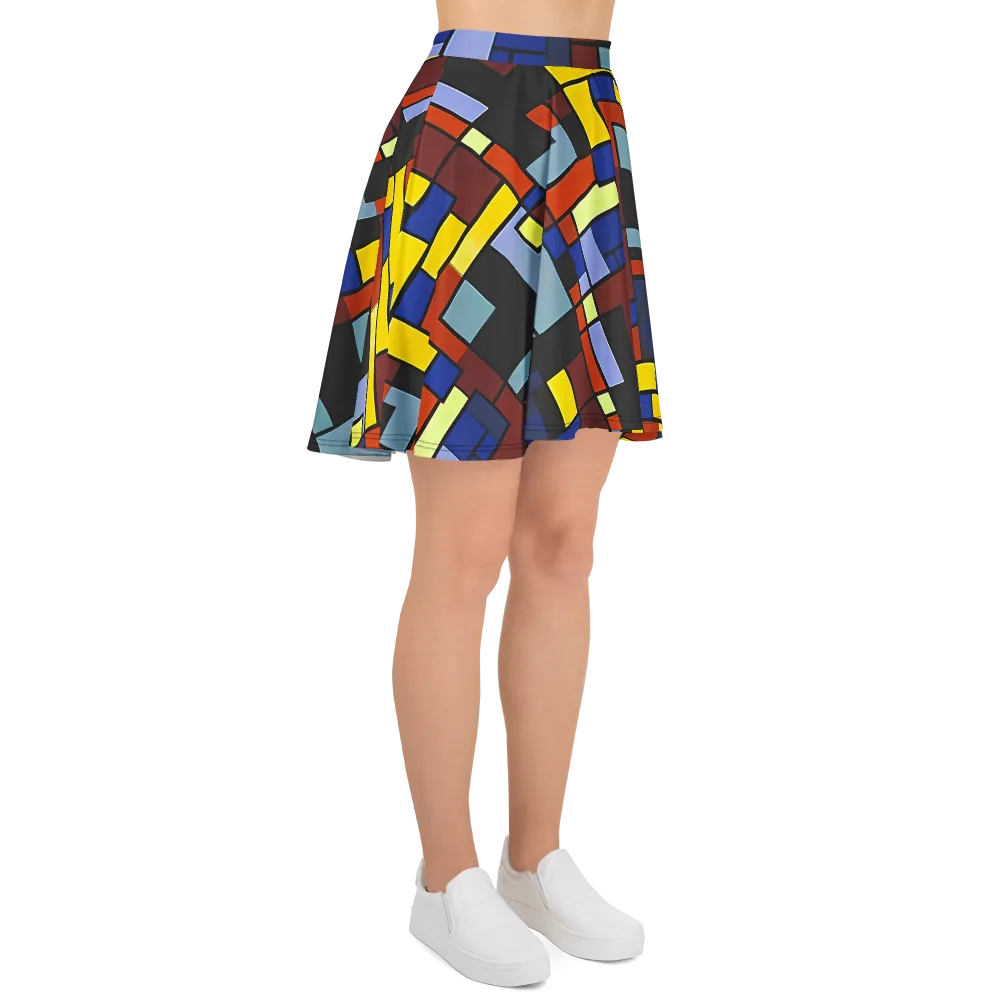 Ember Matrix on Skater Skirt — Right