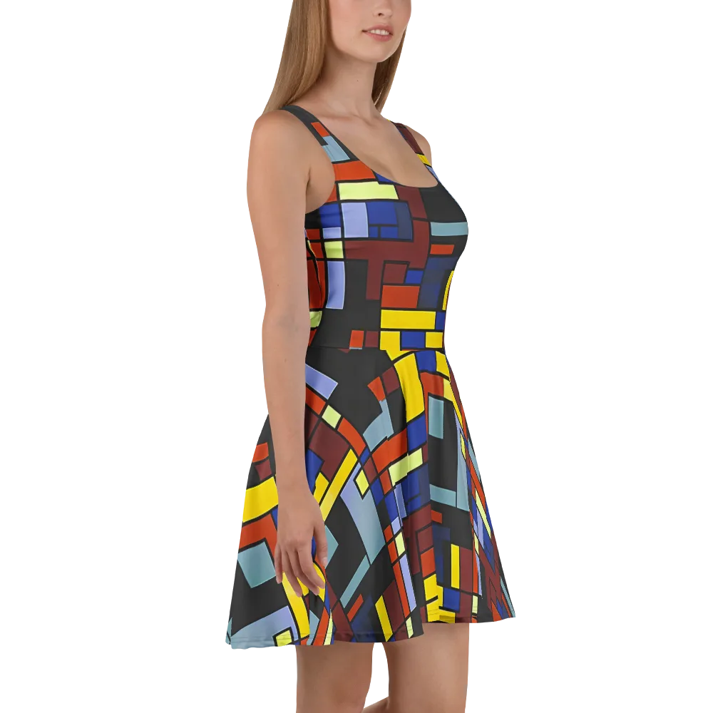 Ember Matrix on Skater Dress — Right