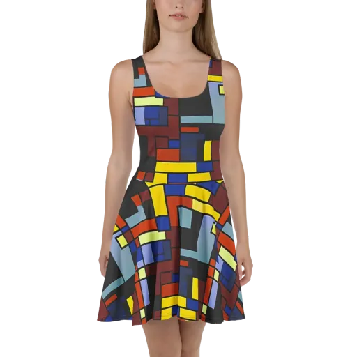 Ember Matrix on a Skater Dress