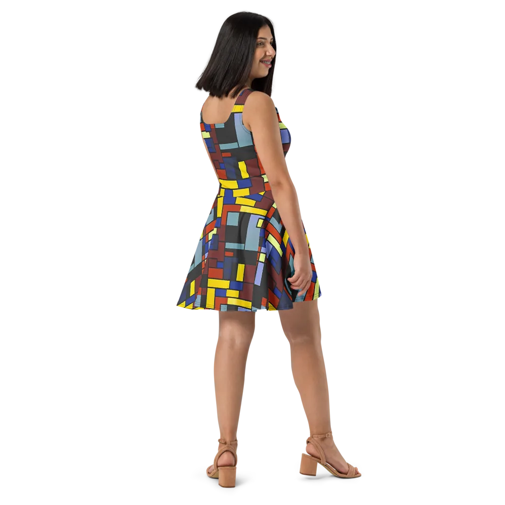 Ember Matrix on Skater Dress — Right