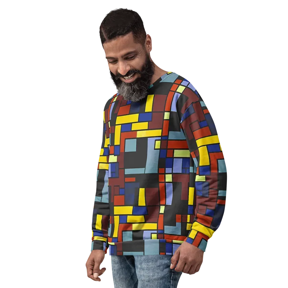 Ember Matrix on Sweatshirt — Left Front