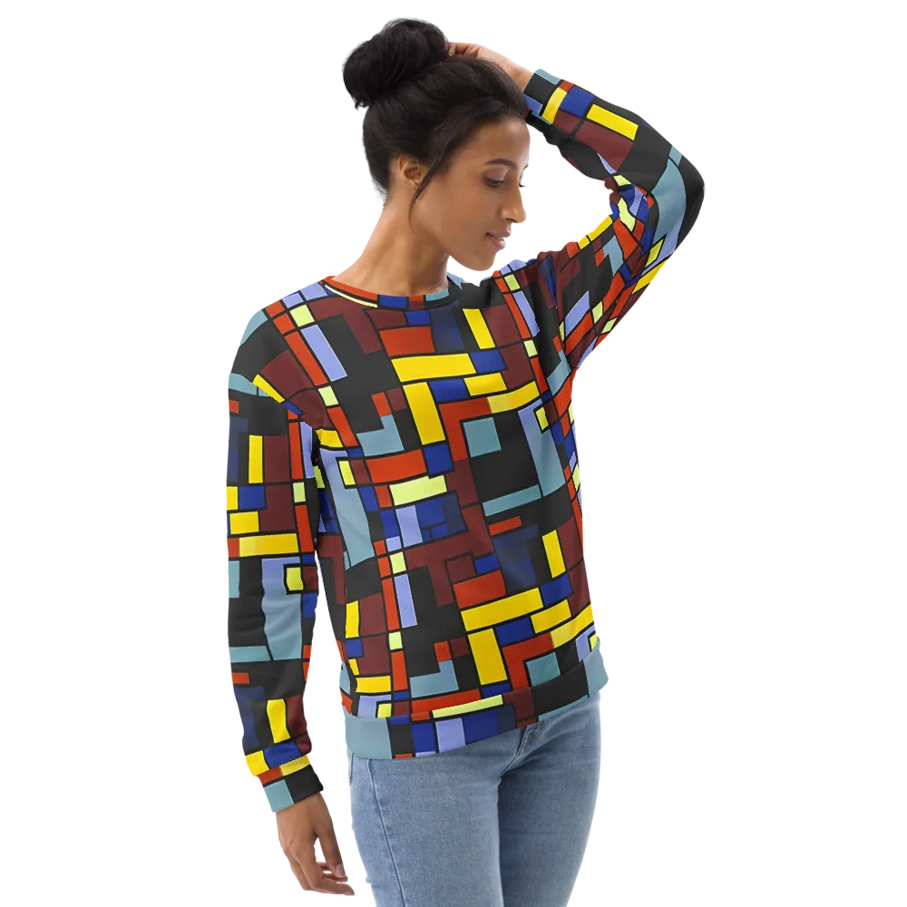 Ember Matrix on Sweatshirt — Right Front