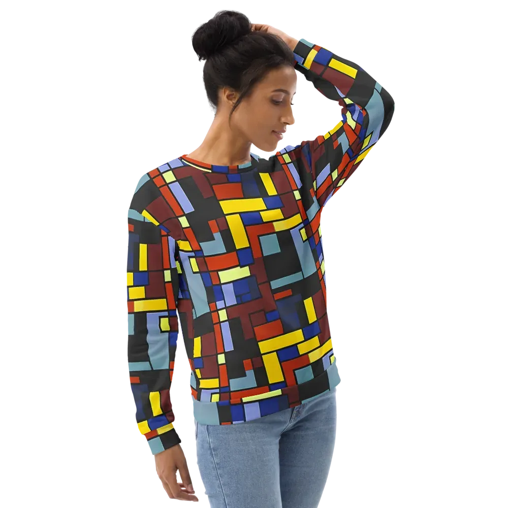 Ember Matrix on Sweatshirt — Right Front