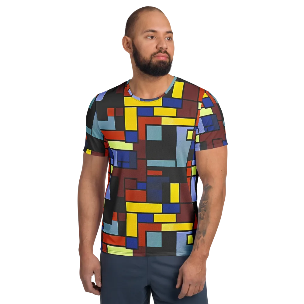 Ember Matrix on Men's Athletic T-Shirt — Front