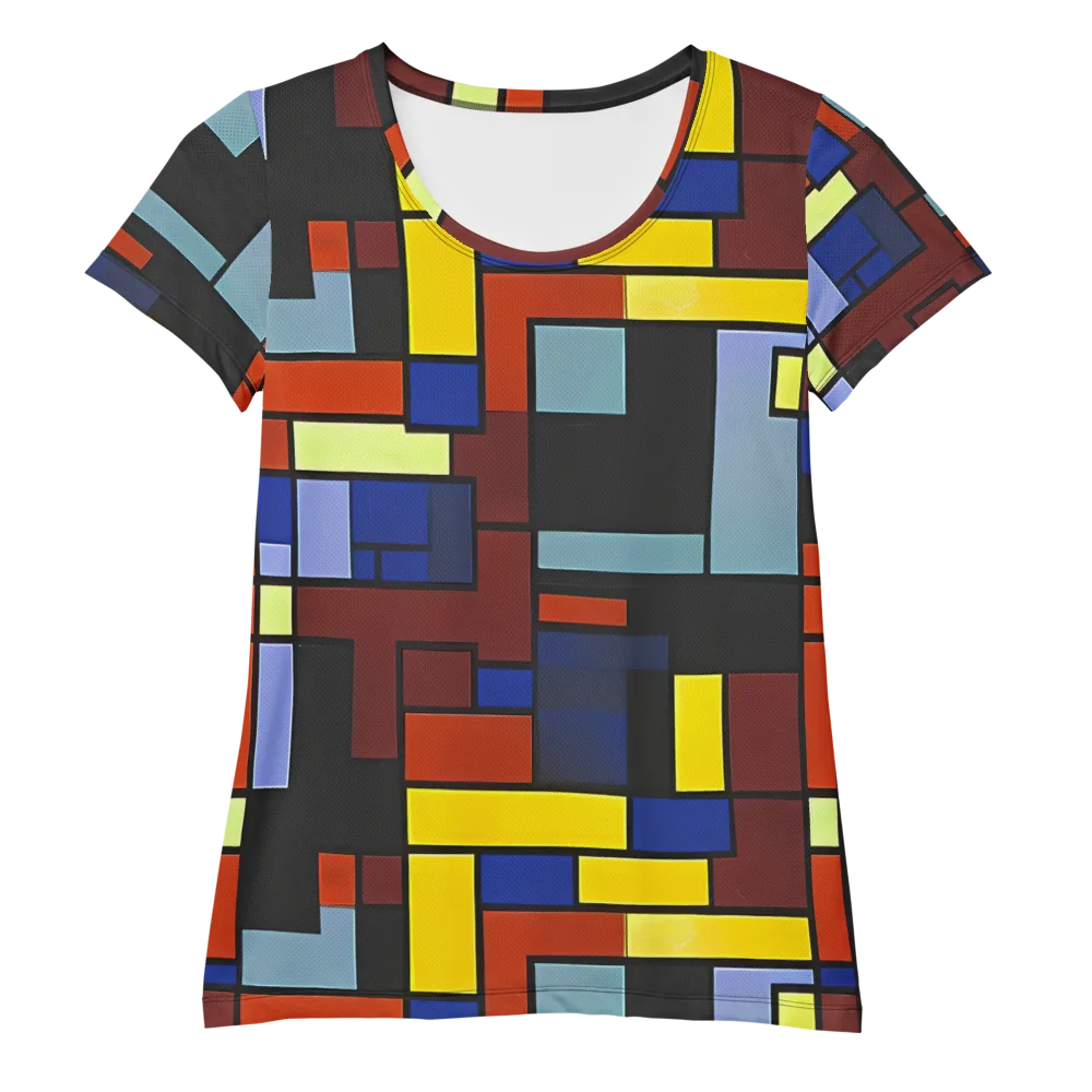 Ember Matrix on Women's Athletic T-Shirt — Front
