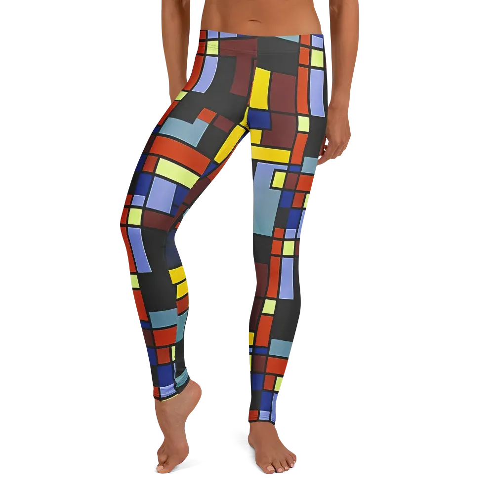 Ember Matrix on Leggings — Front