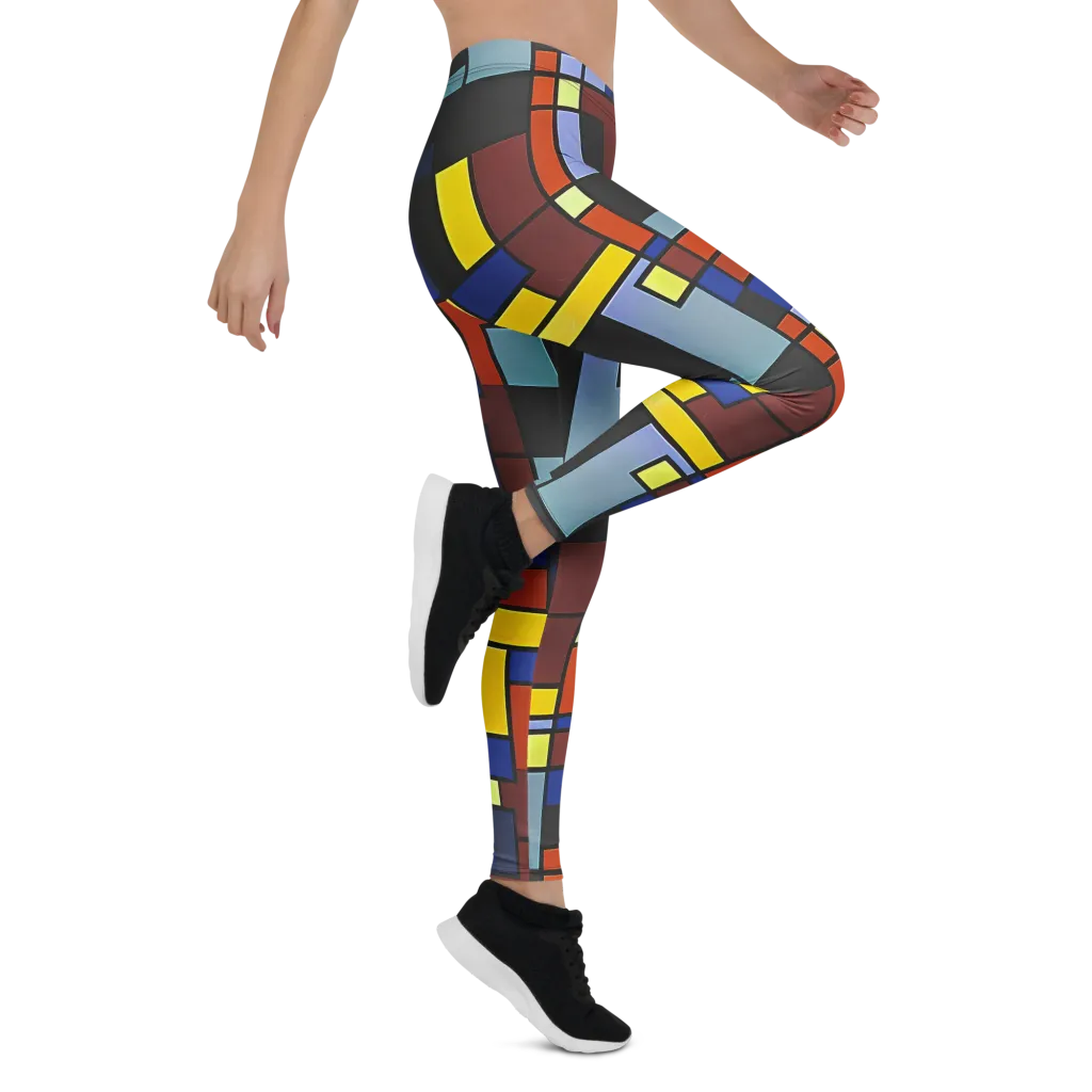 Ember Matrix on Leggings — Right